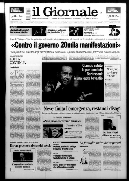 Il giornale : quotidiano del mattino